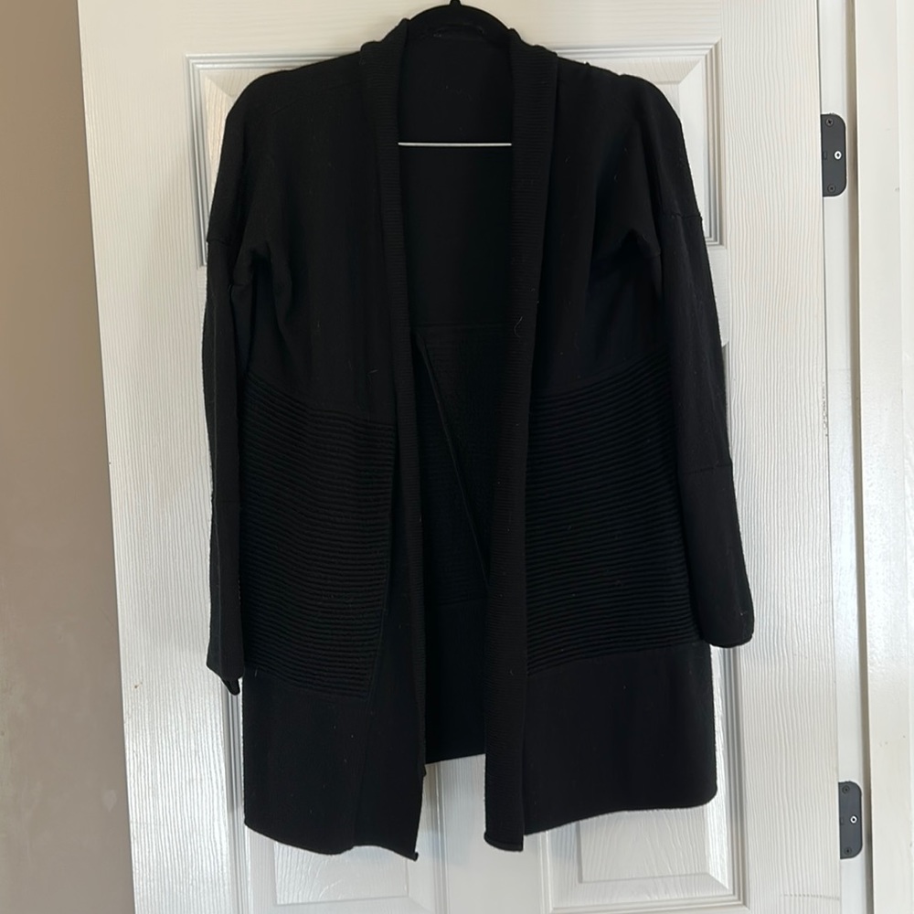 Lululemon black sweater cardigan